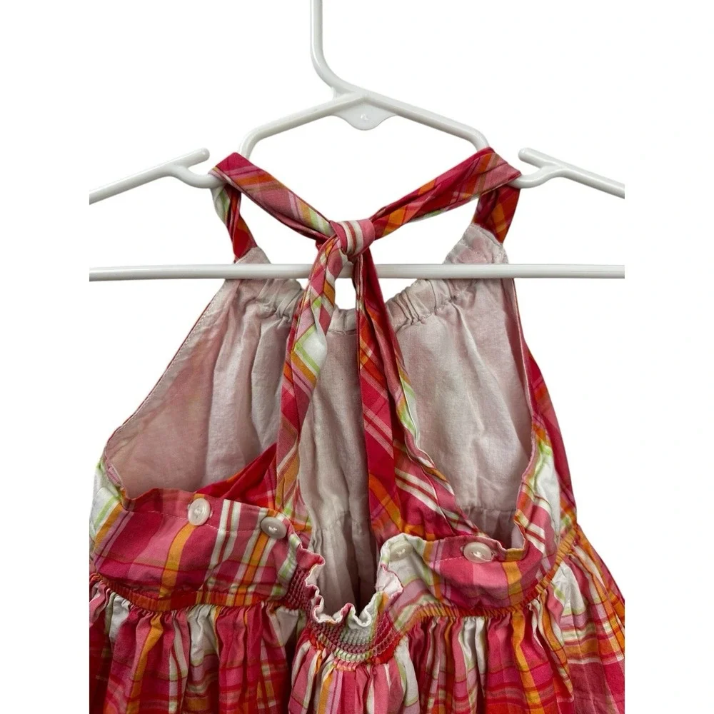 Janie and Jack Girl 2T Plaid Dress‎ Spring Summer Easter 100% cotton